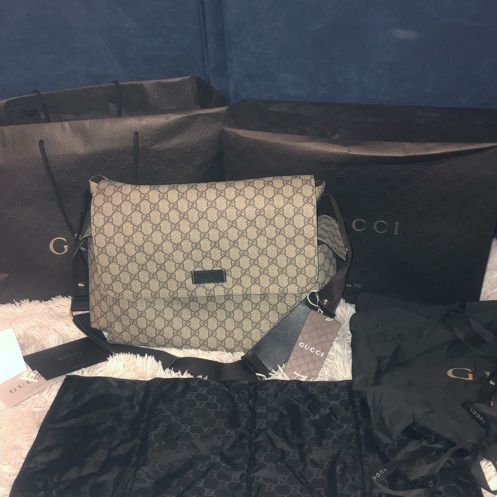 Gucci diaper bag